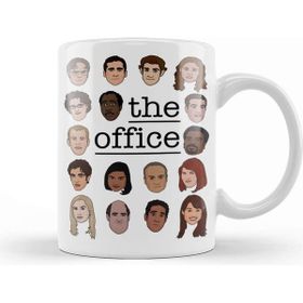 Baskı Dükkanı The Office Crew Porselen Beyaz Kupa Bardak