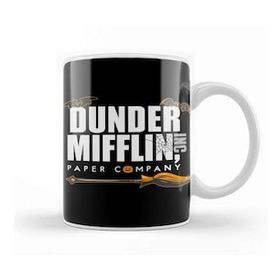 Baskı Dükkanı The Office Dunder Mifflin Halloween Porselen Beyaz Kupa Bardak