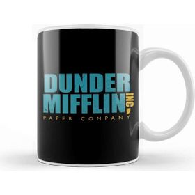 Baskı Dükkanı The Office Dunder Mifflin Inc Paper Company Grunge Porselen Beyaz Kupa Bardak