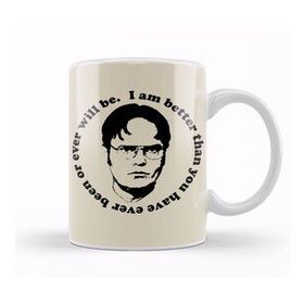 Baskı Dükkanı The Office Dwight Porselen Beyaz Kupa Bardak