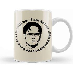 Baskı Dükkanı The Office Dwight Porselen Beyaz Kupa Bardak