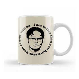 Baskı Dükkanı The Office Dwight Porselen Beyaz Kupa Bardak