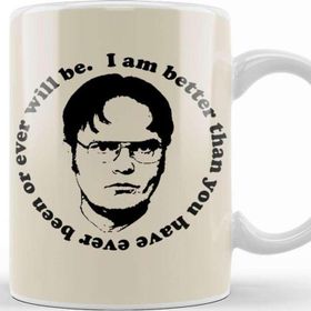 Baskı Dükkanı The Office Dwight Porselen Beyaz Kupa Bardak