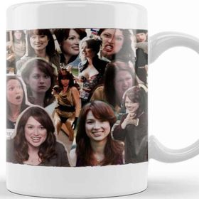 Baskı Dükkanı The Office Erin Hannon Ellie Kemper Porselen Beyaz Kupa Bardak