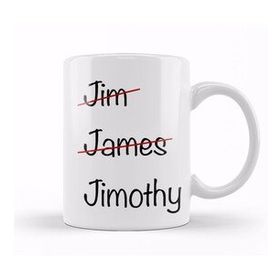 Baskı Dükkanı The Office Jimothy Porselen Beyaz Kupa Bardak