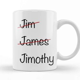 Baskı Dükkanı The Office Jimothy Porselen Beyaz Kupa Bardak