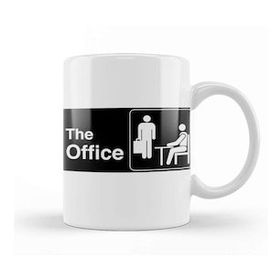 Baskı Dükkanı The Office Logo 01 Porselen Beyaz Kupa Bardak
