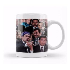 Baskı Dükkanı The Office Michael Scott Steve Carell Porselen Beyaz Kupa Bardak
