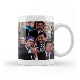 Baskı Dükkanı The Office Michael Scott Steve Carell Porselen Beyaz Kupa Bardak