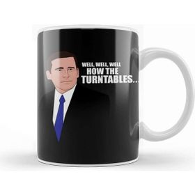 Baskı Dükkanı The Office Michael Scott Turntables Porselen Beyaz Kupa Bardak