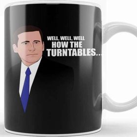 Baskı Dükkanı The Office Michael Scott Turntables Porselen Beyaz Kupa Bardak