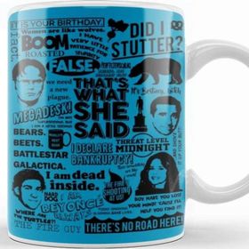 Baskı Dükkanı The Office Quotes Colors 01 Porselen Beyaz Kupa Bardak