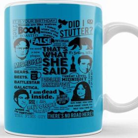 Baskı Dükkanı The Office Quotes Colors Porselen Beyaz Kupa Bardak