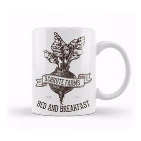 Baskı Dükkanı The Office Schrute Farms Bed Breakfast 01 Porselen Beyaz Kupa Bardak