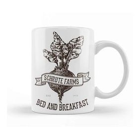 Baskı Dükkanı The Office Schrute Farms Bed Breakfast 01 Porselen Beyaz Kupa Bardak