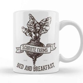 Baskı Dükkanı The Office Schrute Farms Bed Breakfast 01 Porselen Beyaz Kupa Bardak
