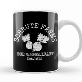 Baskı Dükkanı The Office Schrute Farms Bed Breakfast 02 Porselen Beyaz Kupa Bardak