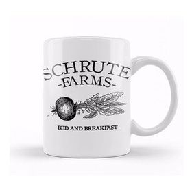 Baskı Dükkanı The Office Schrute Farms Bed Breakfast Porselen Beyaz Kupa Bardak