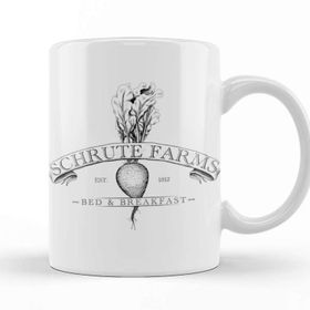 Baskı Dükkanı The Office Schrute Farms Bed Breakfast Porselen Beyaz Kupa Bardak