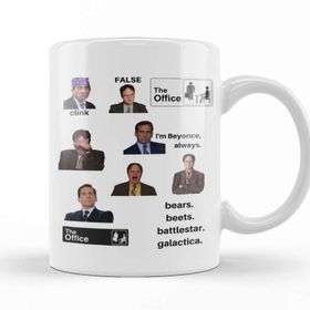 Baskı Dükkanı The Office Show Porselen Beyaz Kupa Bardak