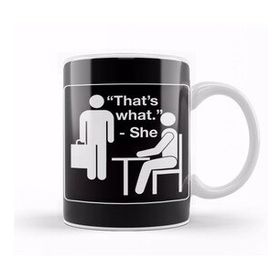 Baskı Dükkanı The Office That's What She Said 01 Porselen Beyaz Kupa Bardak