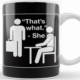 Baskı Dükkanı The Office That's What She Said 01 Porselen Beyaz Kupa Bardak