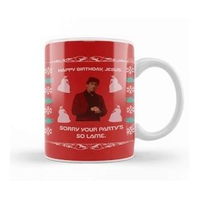 Baskı Dükkanı The Office Ugly Christmas Sweater Porselen Beyaz Kupa Bardak