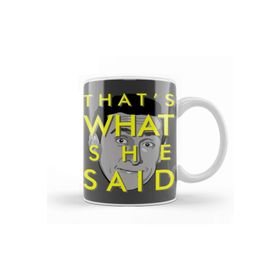 Baskı Dükkanı The Office Us That's What She Said Porselen Beyaz Kupa Bardak