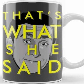Baskı Dükkanı The Office Us That's What She Said Porselen Beyaz Kupa Bardak