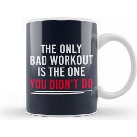Baskı Dükkanı The Only Bad Workout Is The One You Dont Do Porselen Beyaz Kupa Bardak