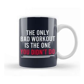 Baskı Dükkanı The Only Bad Workout Is The One You Dont Do Porselen Beyaz Kupa Bardak