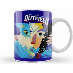 Baskı Dükkanı The Outfield Porselen Beyaz Kupa Bardak