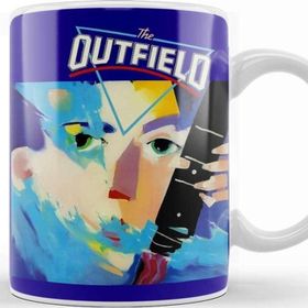 Baskı Dükkanı The Outfield Porselen Beyaz Kupa Bardak