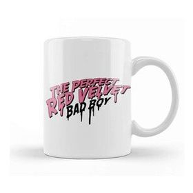 Baskı Dükkanı The Perfect Red Velvet Bad Boy Beyaz 330 ml Porselen Kupa Bardak