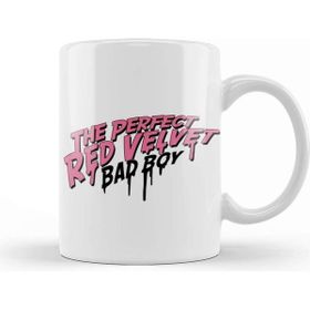 Baskı Dükkanı The Perfect Red Velvet Bad Boy Beyaz 330 ml Porselen Kupa Bardak