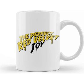 Baskı Dükkanı The Perfect Red Velvet Joy Beyaz 330 ml Porselen Kupa Bardak