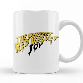 Baskı Dükkanı The Perfect Red Velvet Joy Beyaz 330 ml Porselen Kupa Bardak