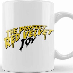 Baskı Dükkanı The Perfect Red Velvet Joy Beyaz 330 ml Porselen Kupa Bardak