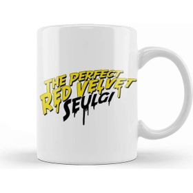 Baskı Dükkanı The Perfect Red Velvet Seulgi Beyaz 330 ml Porselen Kupa Bardak
