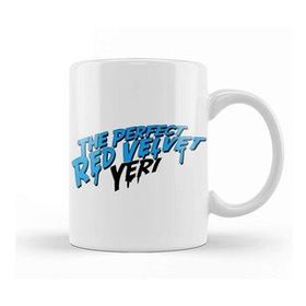 Baskı Dükkanı The Perfect Red Velvet Yeri Beyaz 330 ml Porselen Kupa Bardak