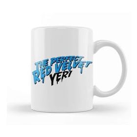 Baskı Dükkanı The Perfect Red Velvet Yeri Beyaz 330 ml Porselen Kupa Bardak