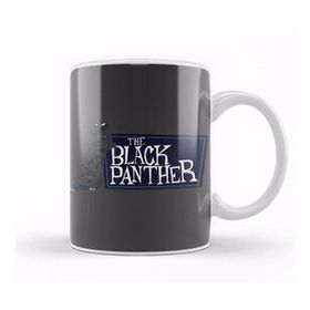 Baskı Dükkanı The Pink Black Panther Beyaz 330 ml Porselen Kupa Bardak