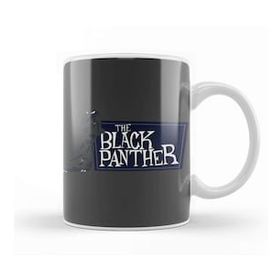 Baskı Dükkanı The Pink Black Panther Beyaz 330 ml Porselen Kupa Bardak