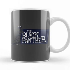 Baskı Dükkanı The Pink Black Panther Beyaz 330 ml Porselen Kupa Bardak