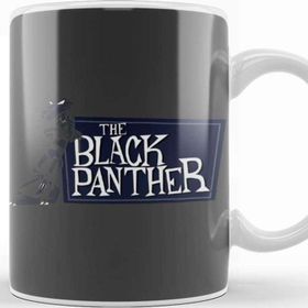 Baskı Dükkanı The Pink Black Panther Beyaz 330 ml Porselen Kupa Bardak