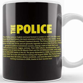 Baskı Dükkanı The Police The Best 01 Beyaz 330 ml Porselen Kupa Bardak