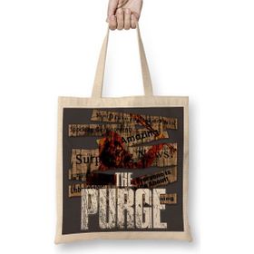 Baskı Dükkanı The Purge Newspapers Bez Çanta