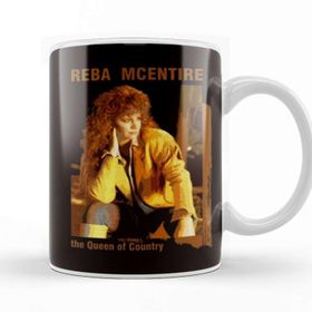 Baskı Dükkanı The Queen Of Country Reba Mcentire Beyaz 330 ml Porselen Kupa Bardak