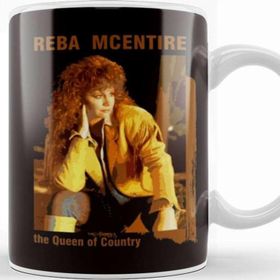 Baskı Dükkanı The Queen Of Country Reba Mcentire Beyaz 330 ml Porselen Kupa Bardak