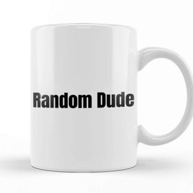 Baskı Dükkanı The Random Dude Beyaz 330 ml Porselen Kupa Bardak